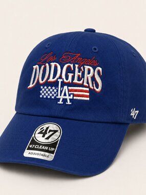 '47 Brand Los Angeles Dodgers Flag Stack Clean Up Cap